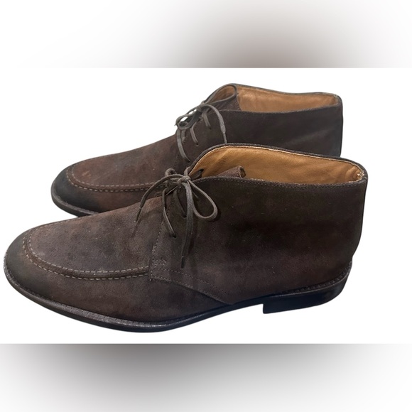 Johnston and Murphy high top suede shoes size 10M B4 - Picture 3 of 7